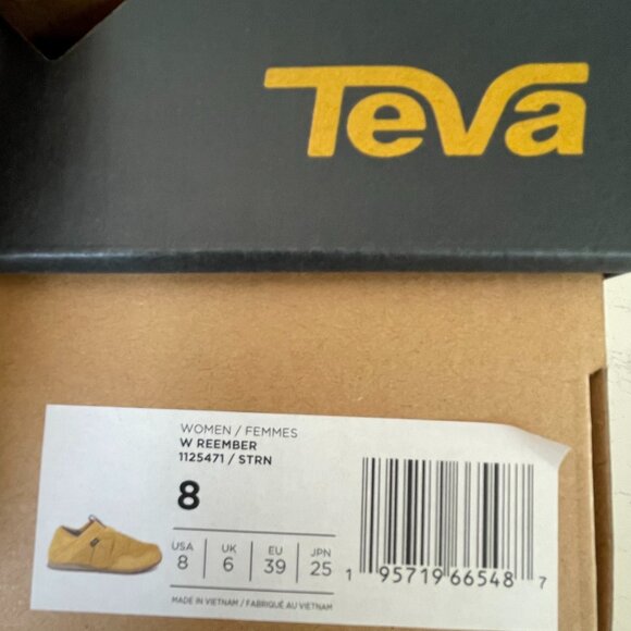Teva 1984 Outdoor ReEmber Moccasin 1125471 Slip On Gold w Purple Tab Sz 8 NWT - Picture 13 of 14